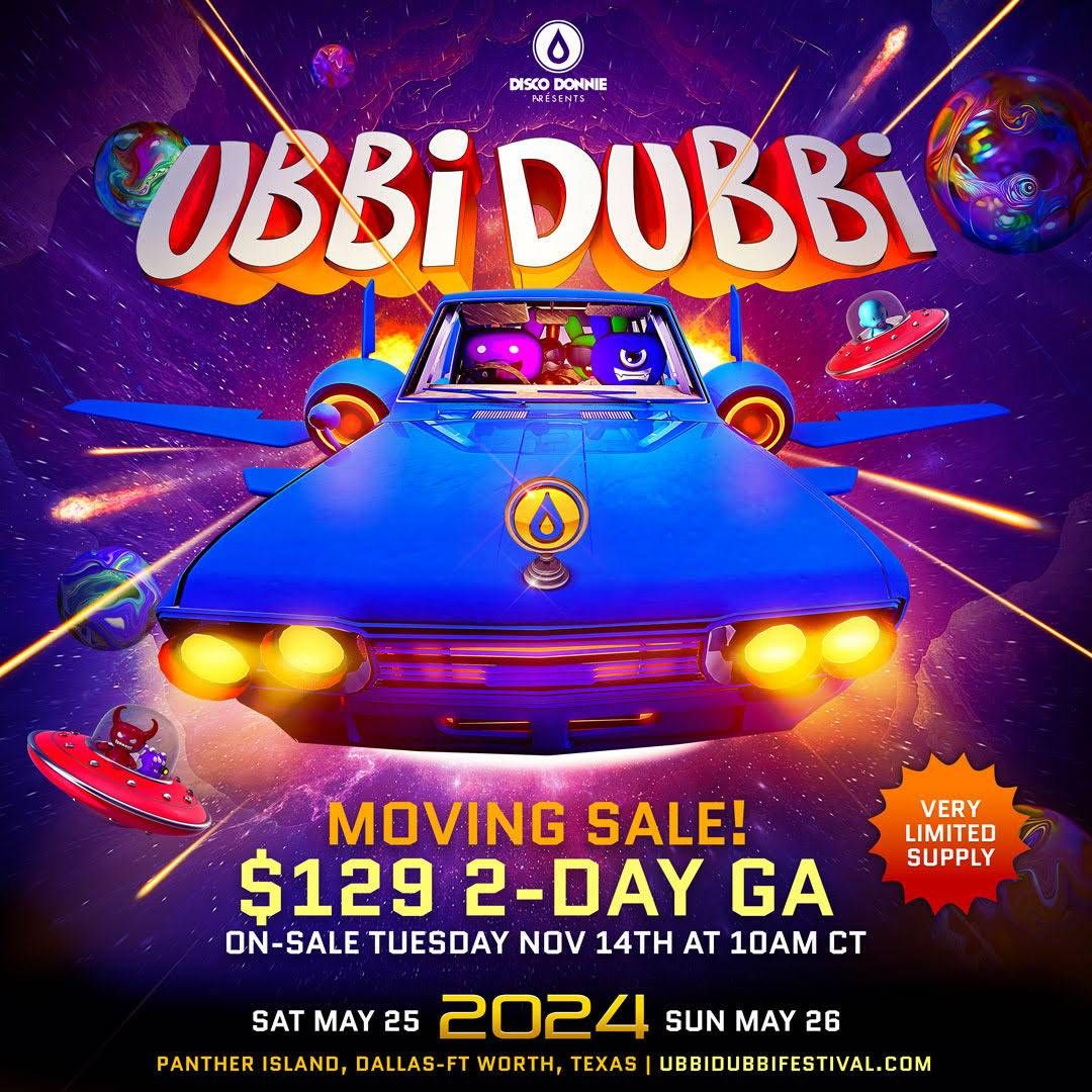 2025 Ubbi Dubbi Festival - 2 Day Pass at Panther Island Pavilion