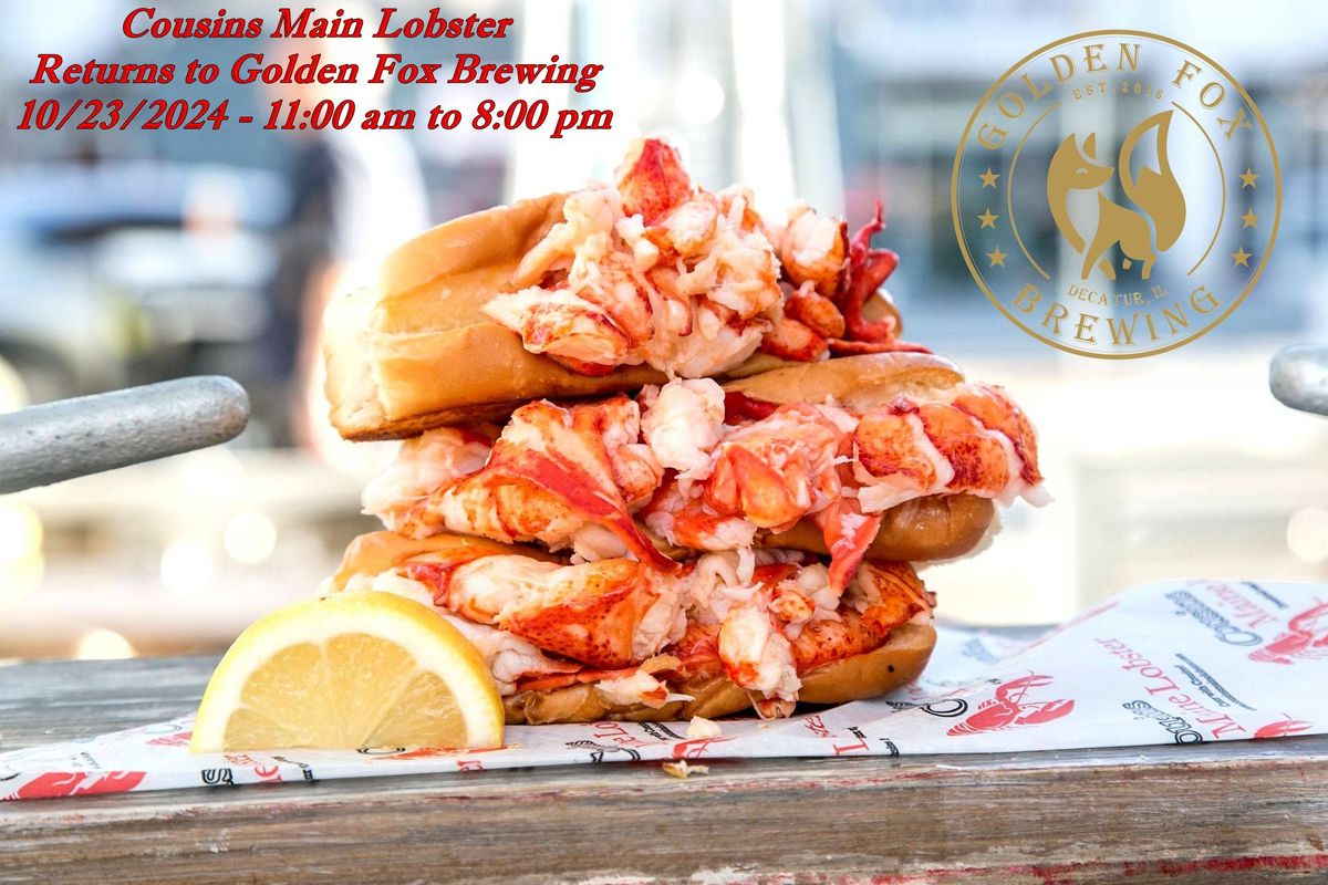 Cousins Maine Lobster returns to Golden Fox Brewing