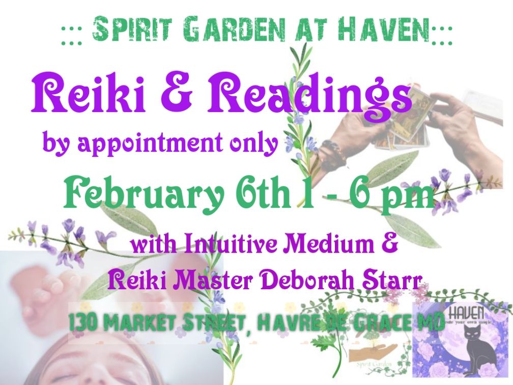 Reiki & Readings by appointment