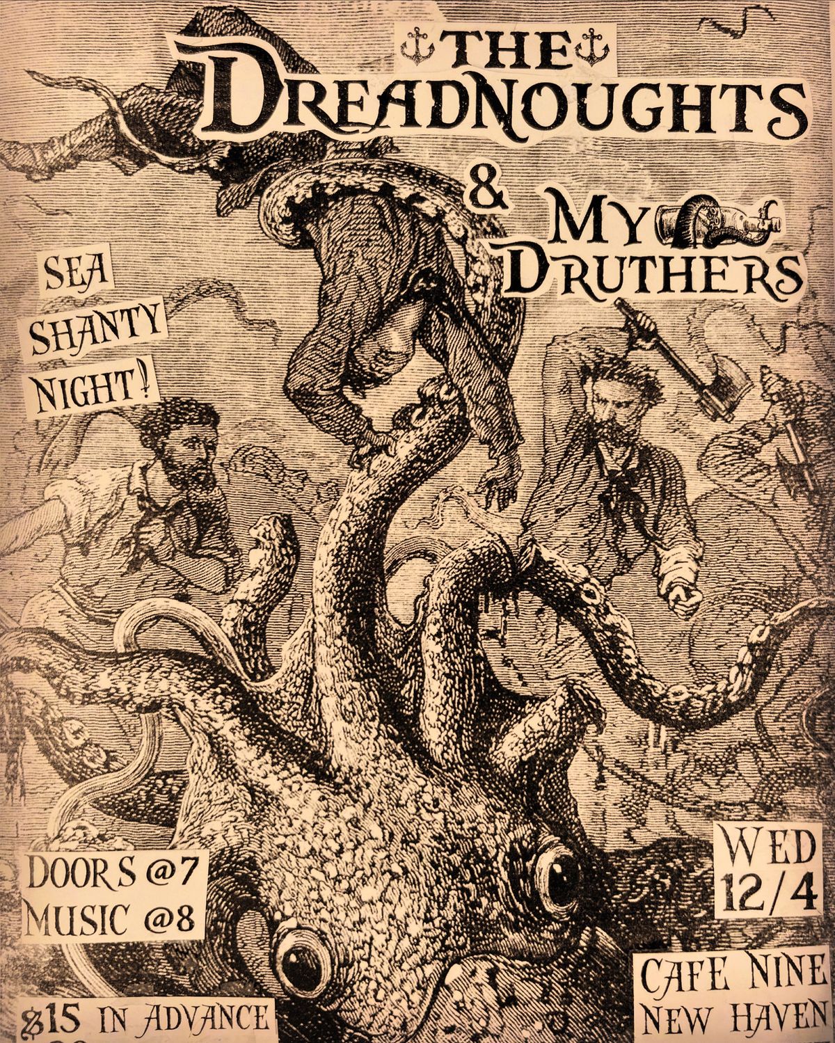 The Dreadnoughts! w\/ My Druthers (Sea Shanty Night @cafe nine)