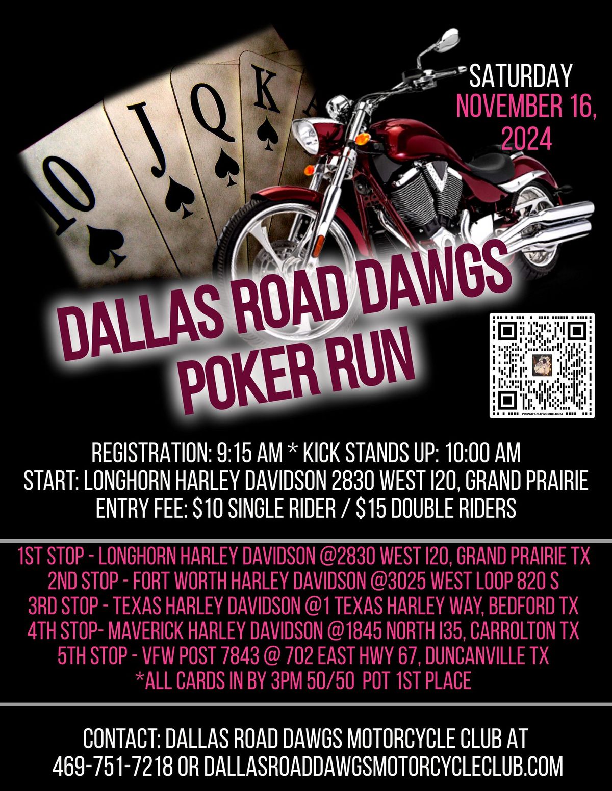 Poker Run - Road Dawgs 20th Anniversary Celebration