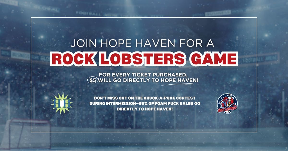 Rock Lobsters Game benefitting Hope Haven of Northeast GA