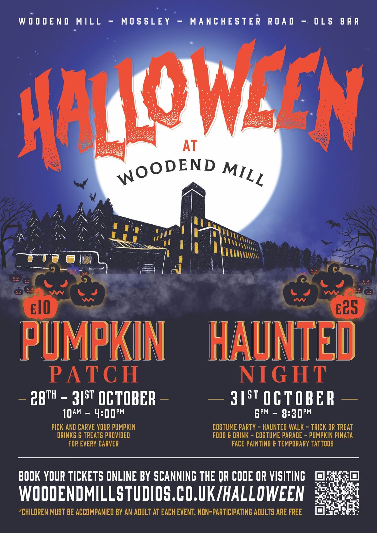 HALLOWEEN at WOODEND MILL, MOSSLEY