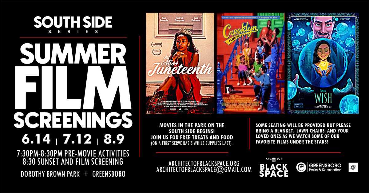 South Side Series - Summer Film Screenings