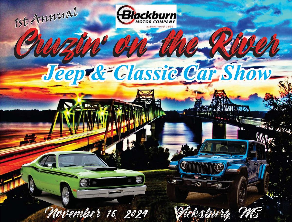 1st Annual Cruizin' on the River Jeep and Classic Car Show