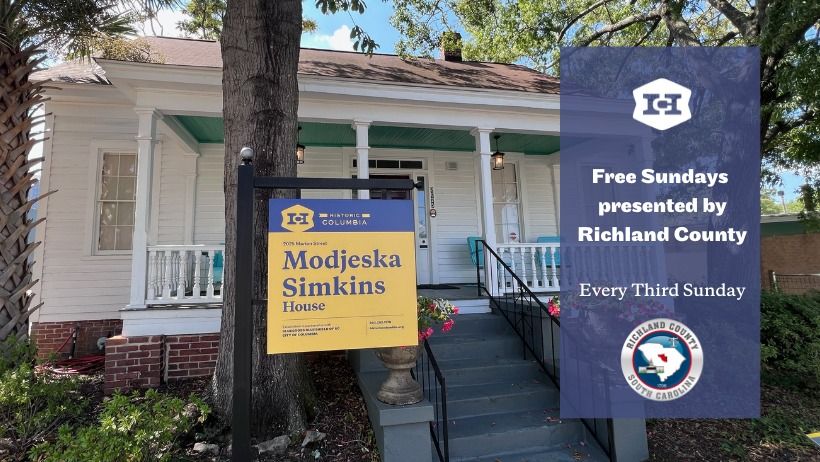 Free Sundays Presented by Richland County | Modjeska Monteith Simkins House