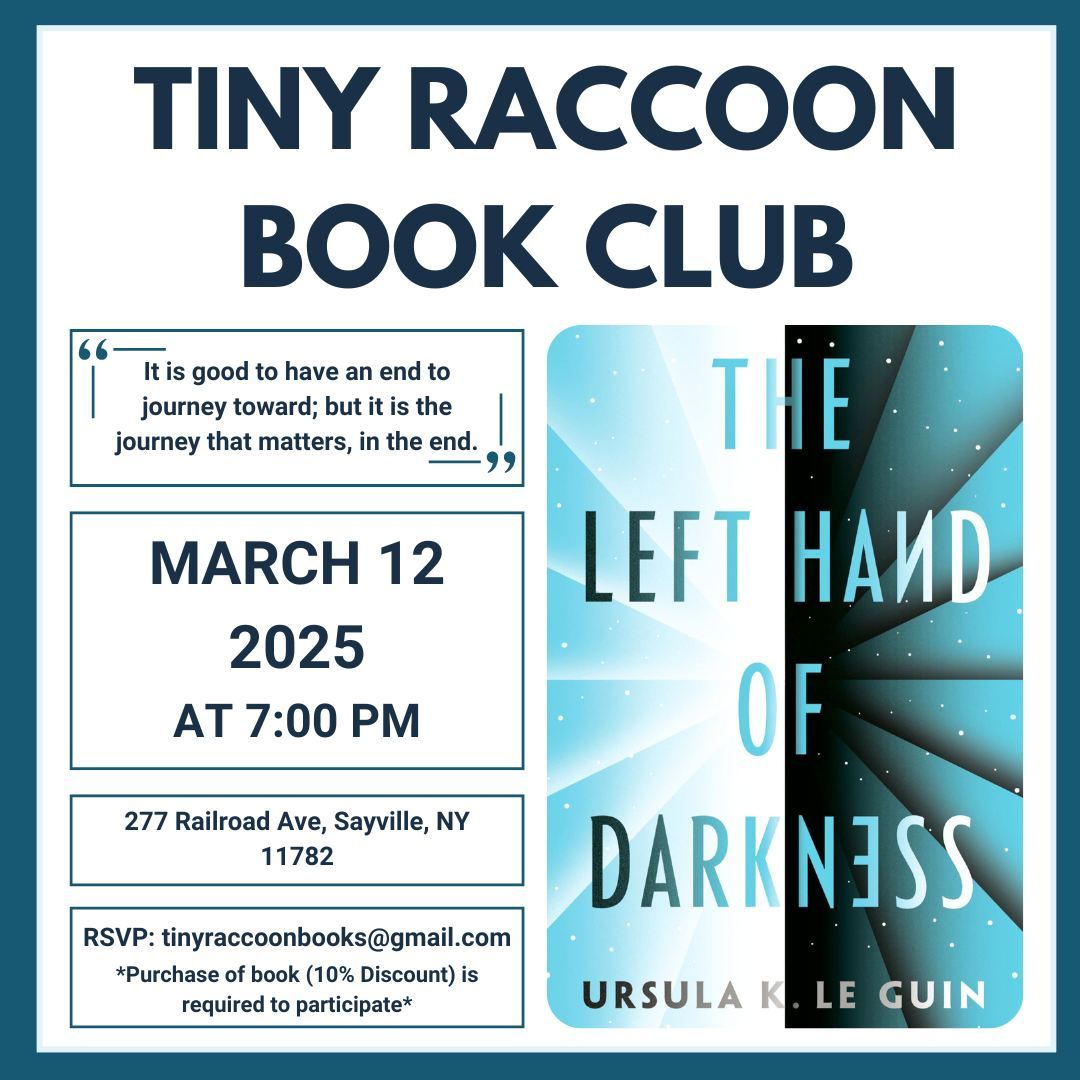 Tiny Raccoon March Book Club