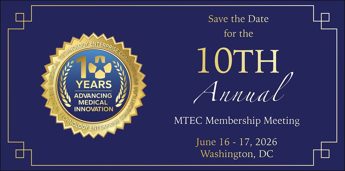 The 10th Annual MTEC Membership Meeting