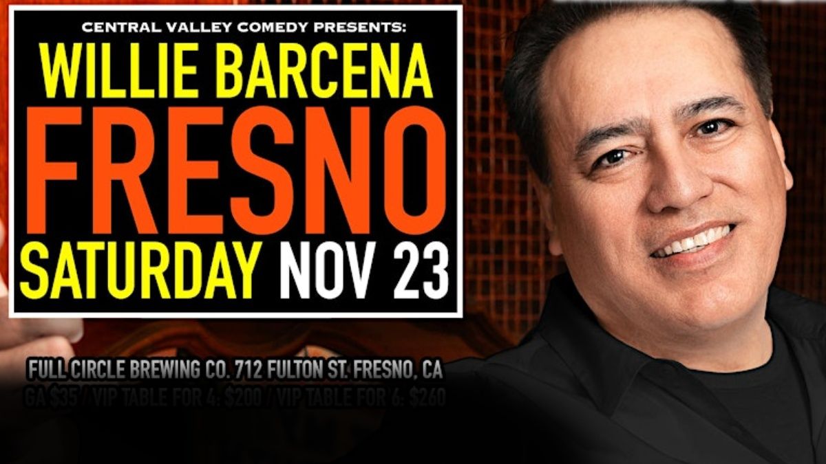 Willie Barcena Comedy LIVE at Full Circle Brewing Company!  Fresno, CA