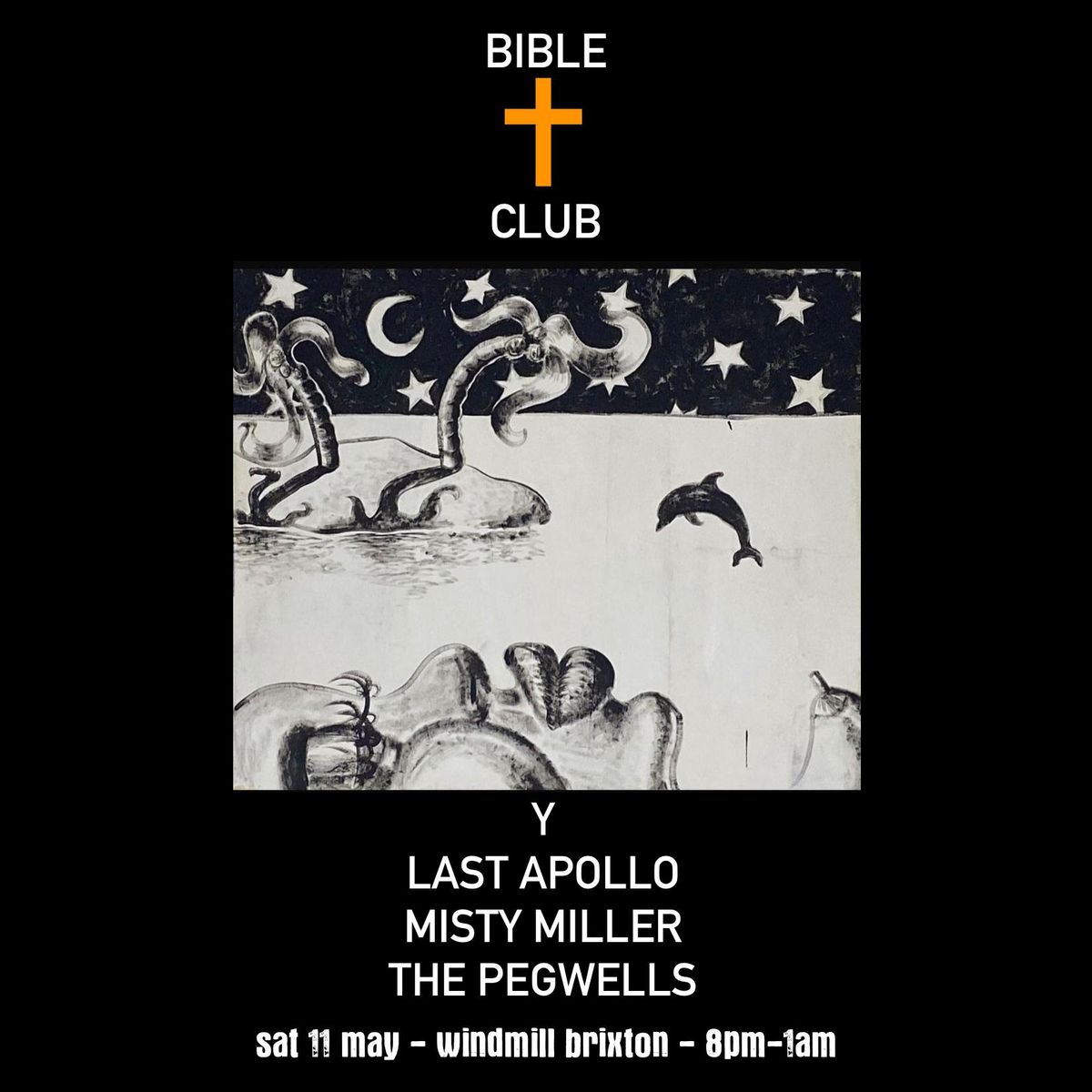 "Bible Club" - Y, Last Apollo, Misty Miller, The Pegwells