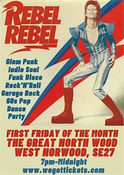 Rebel Rebel - pub hours club night in West Norwood