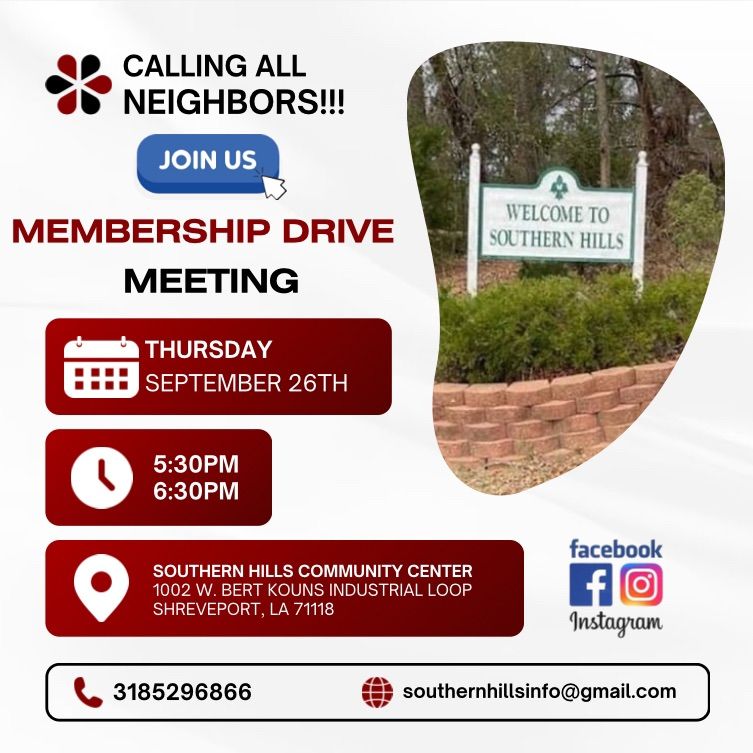 Membership Drive Meeting 