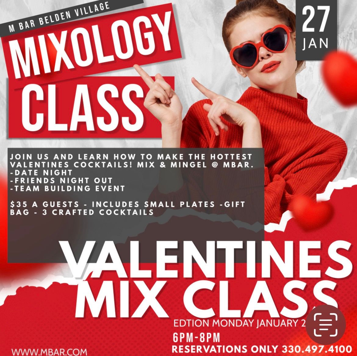 Valentine\u2019s Mixology Class