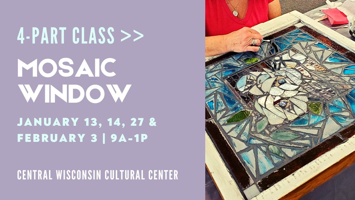 4-Part Mosaic Window Class with Bonnie Dhein