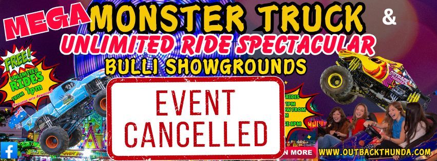 BULLI MEGA MONSTER TRUCKS & FREE UNLIMITED amusement rides