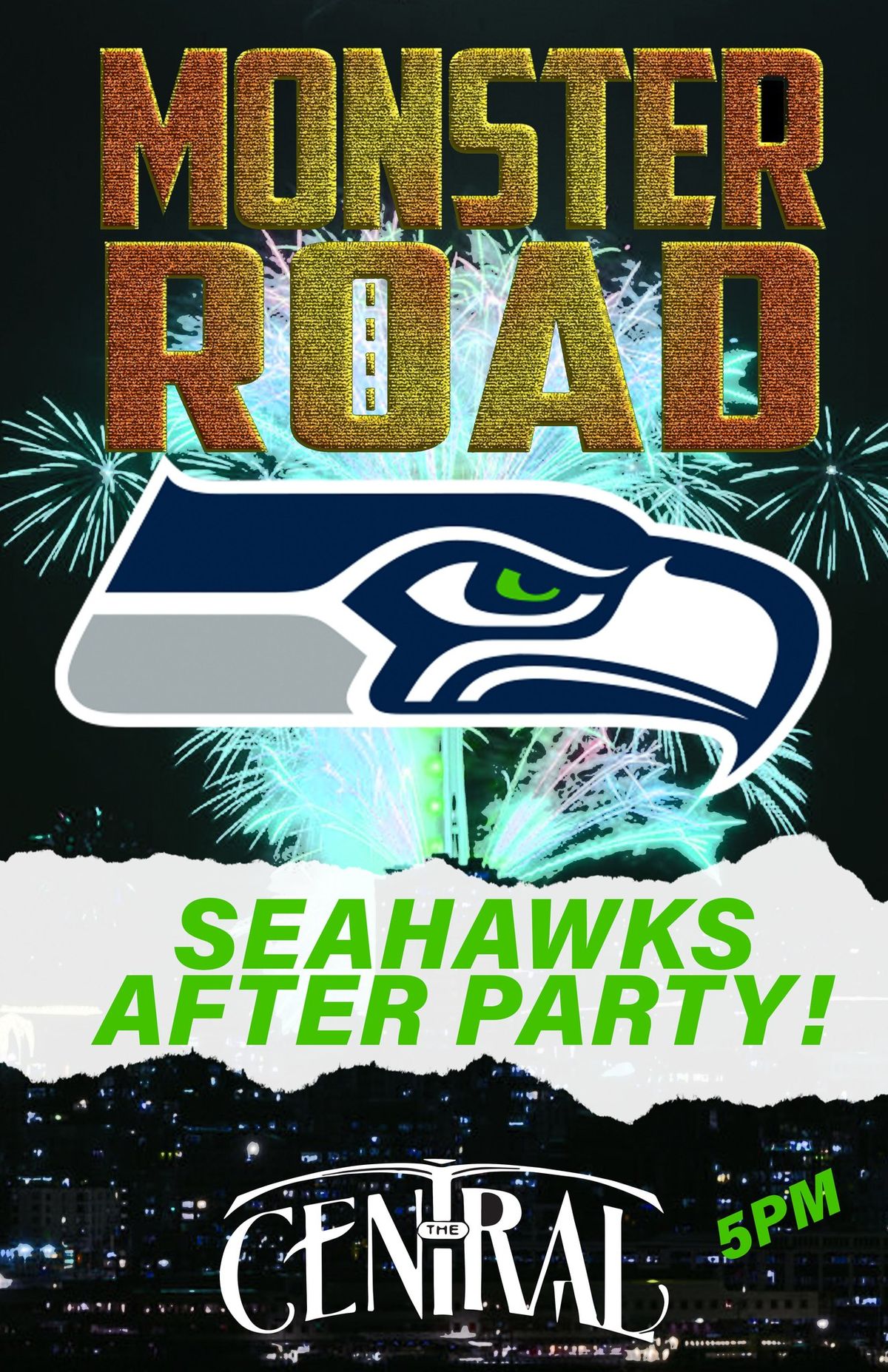 Seahawks VS. Cardinals After-Party w\/ MONSTER ROAD!