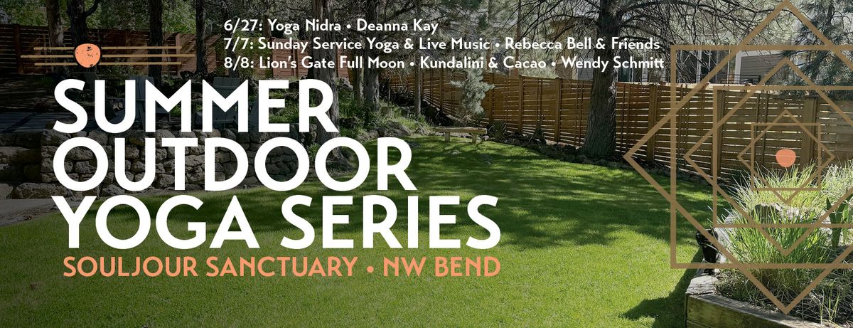 Summer Outdoor Yoga Series @ SoulJour Sanctuary