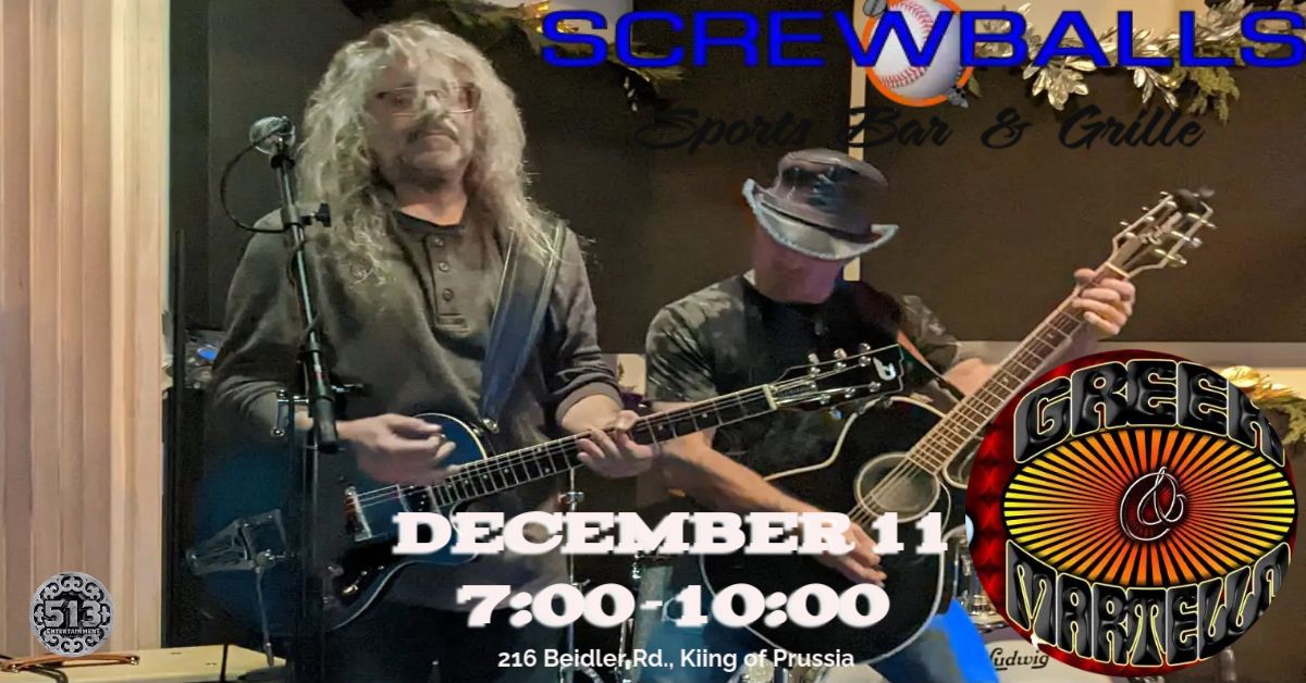 Screwballs welcomes the return of the amazing Mike Greer & Vinney Martello!