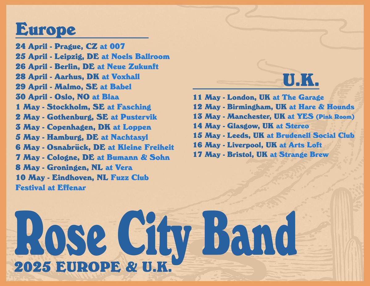 Rose City Band | Fasching, Stockholm