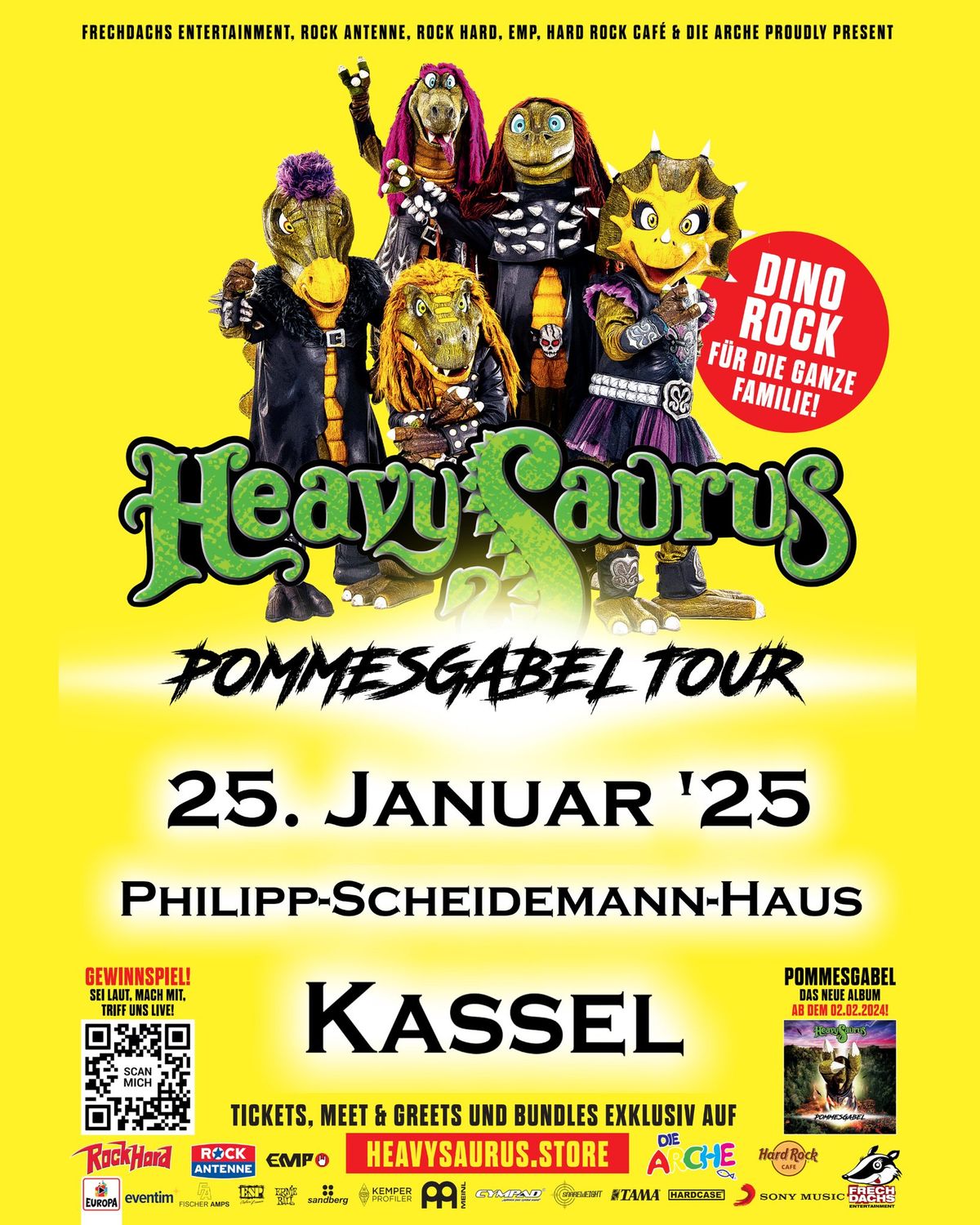 HEAVYSAURUS - POMMESGABEL TOUR @ Philipp-Scheidemann-Haus Kassel