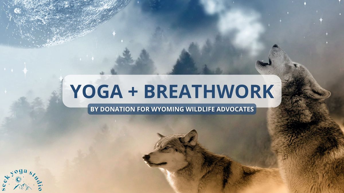 Yoga + Breathwork by Donation for Wyoming Wildlife Advocates