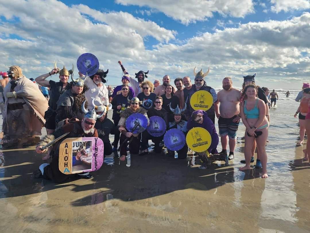 AlohAvengers 2025 Polar Plunge in the Wildwoods for Special Olympics