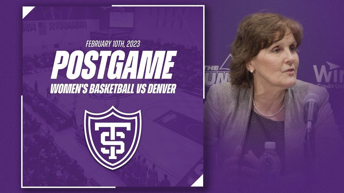 St. Thomas Tommies at Denver Pioneers Womens Basketball