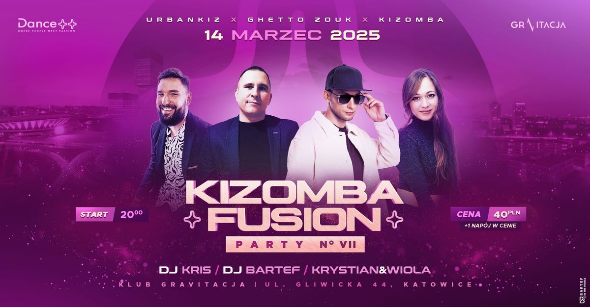 Dance++ Kizomba Fusion Party | 14.03.2025 (pt) | Gravitacja Katowice