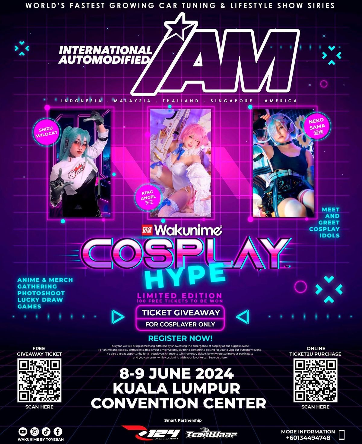 Wakunime\u00ae : Cosplay Hype x IAM International AutoModified Kuala Lumpur