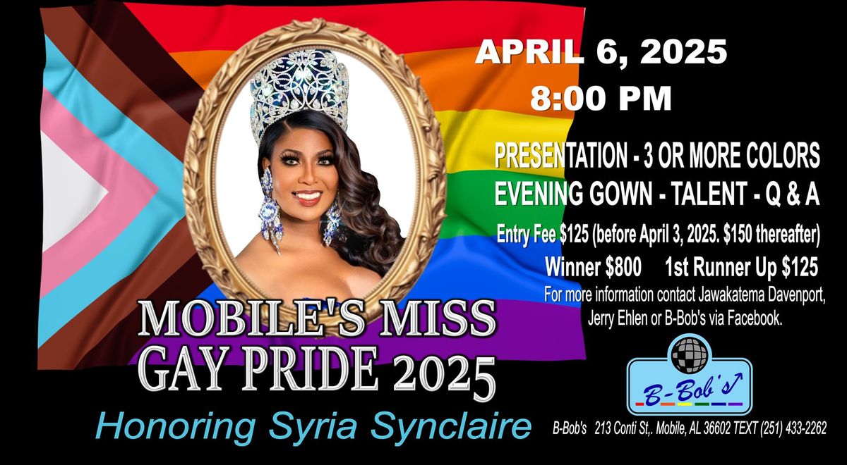 Mobile's Miss Gay Pride Pageant 2025