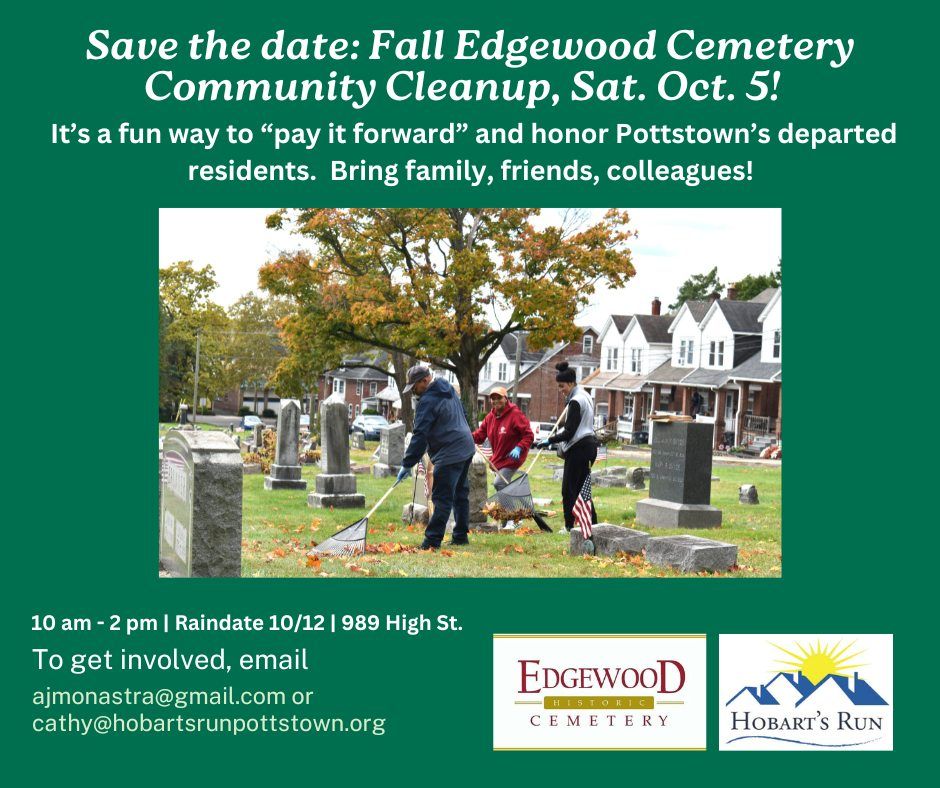 Fall Edgewood Historic Cemetery Cleanup 