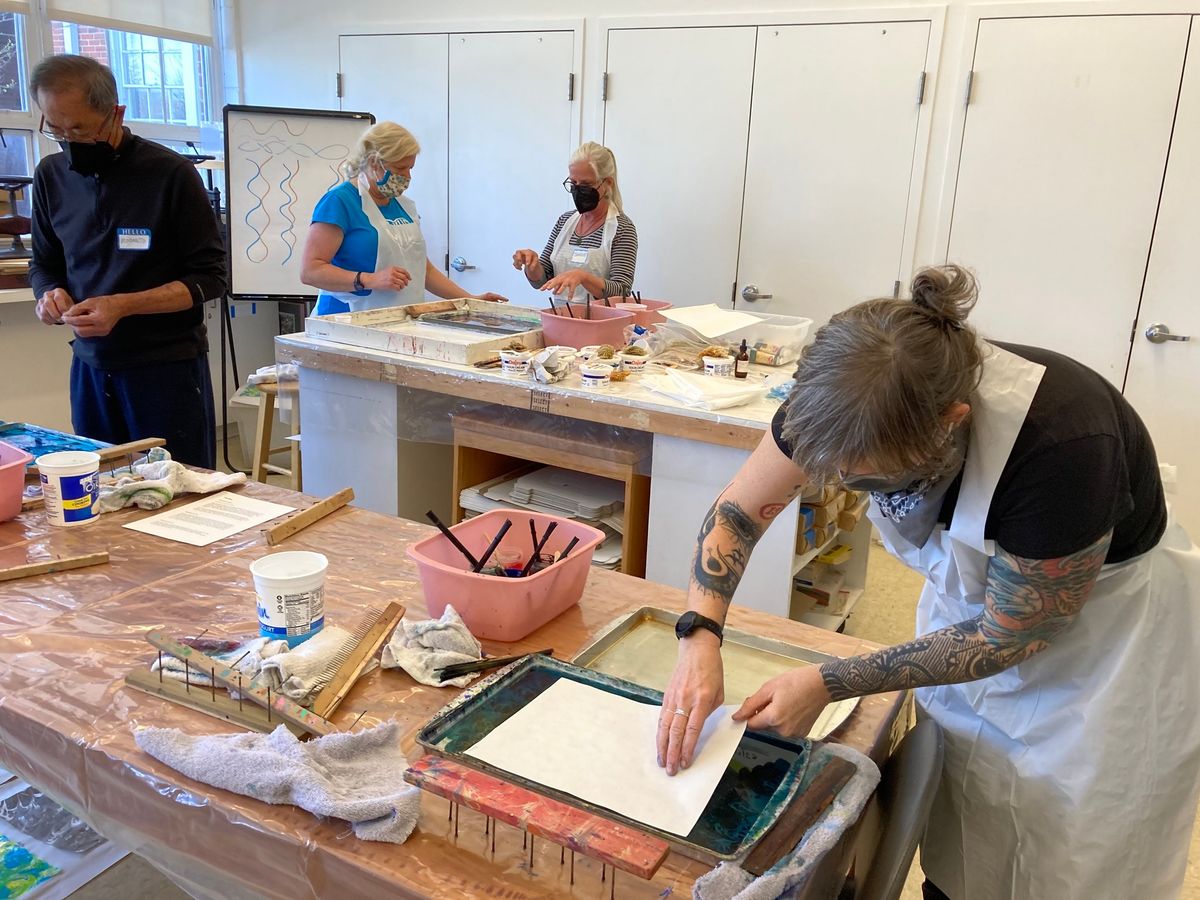 Fall 2024 Paper Marbling: A Non-Instructed Workshop for \u201cExperienced\u201d Marblers