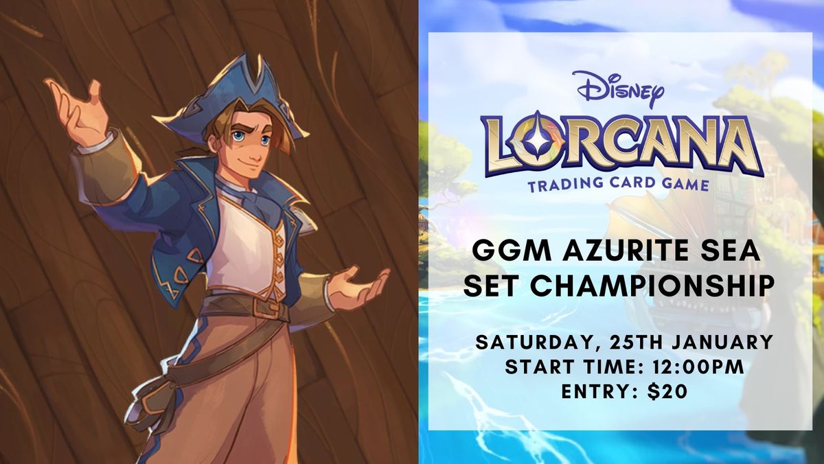 GGM Lorcana Azurite Sea Set Championship