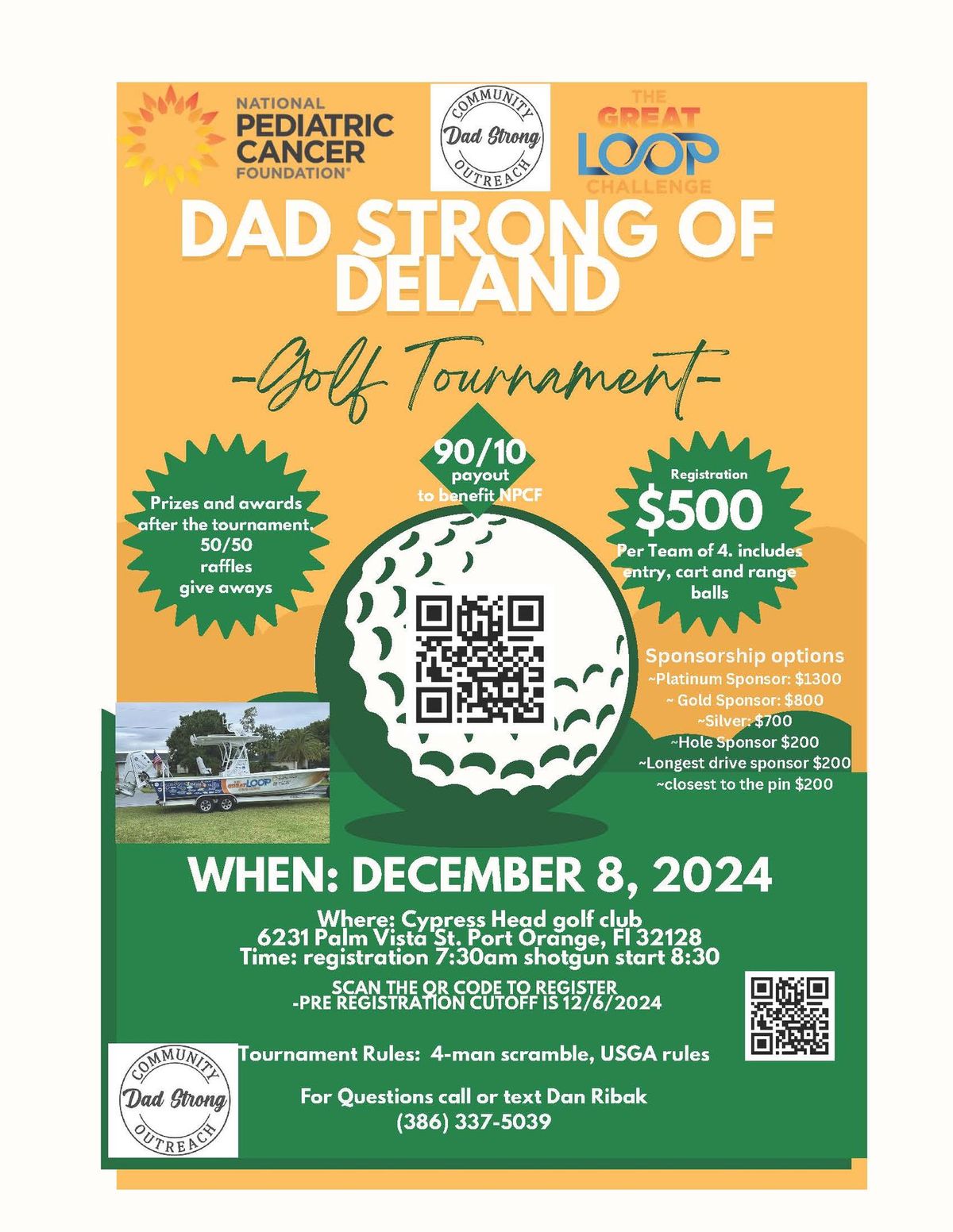 Dad Strong of Deland Golf Tournament