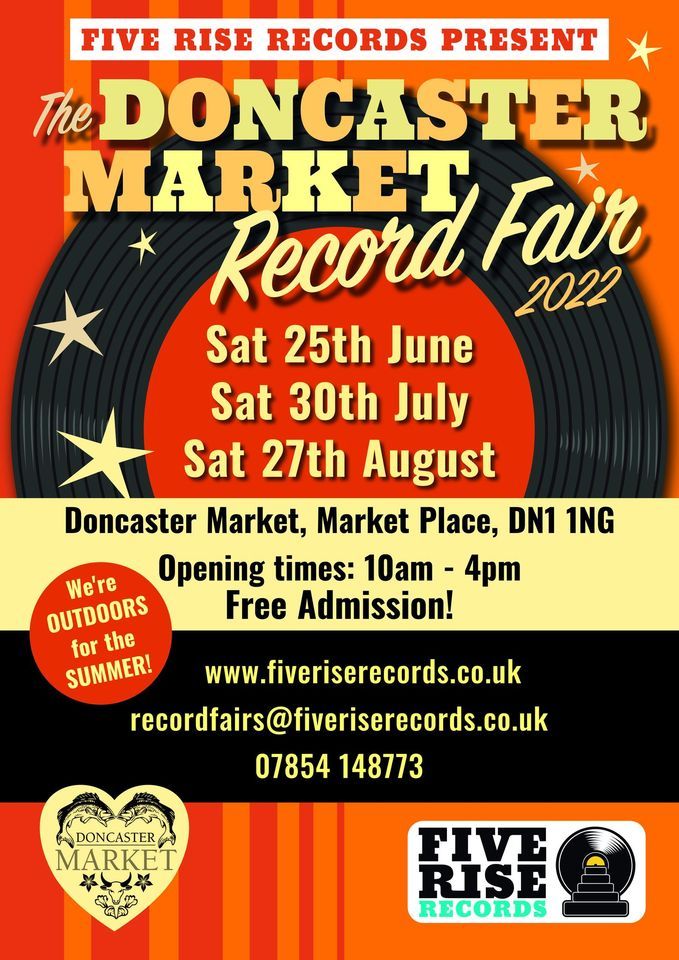 The Doncaster Market Record Fair Sat 30th July