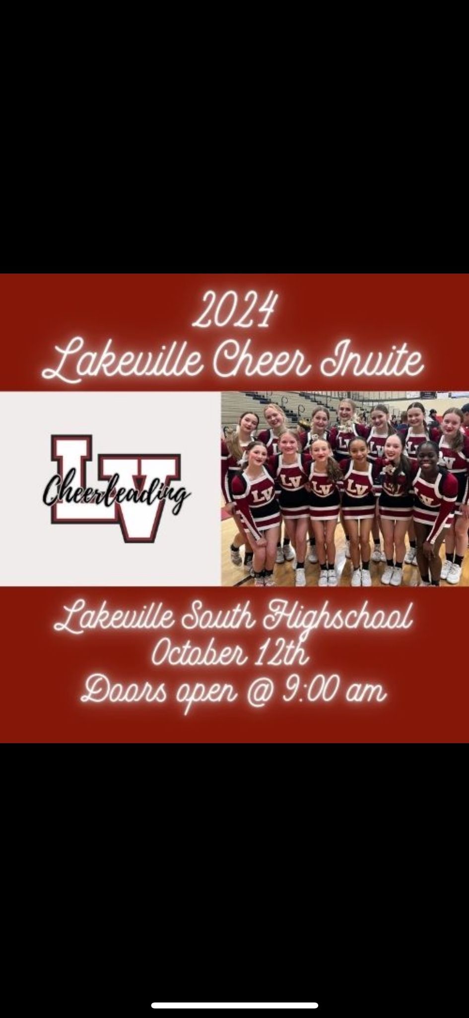 2024 Lakeville Cheer Invite