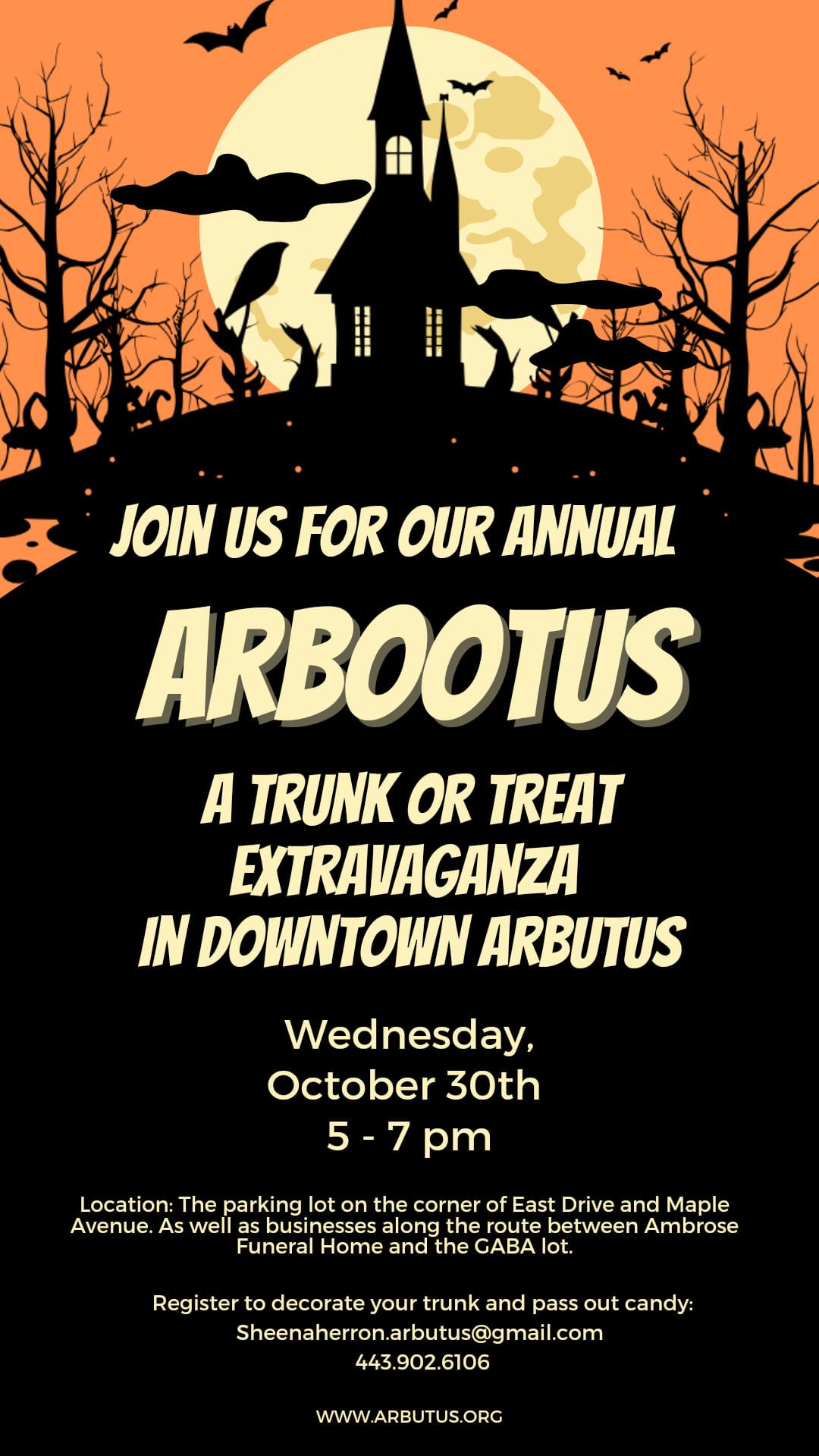 ArBOOtus a Trunk or Treat Extravaganza 