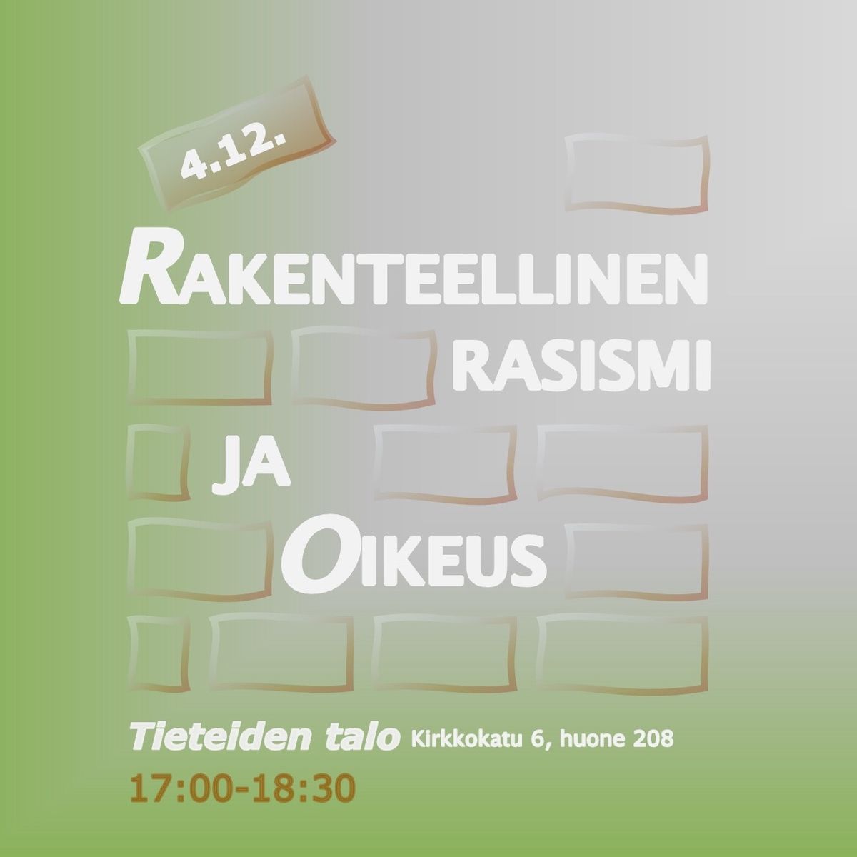 Keskustelu: Rakenteellinen rasismi ja oikeus