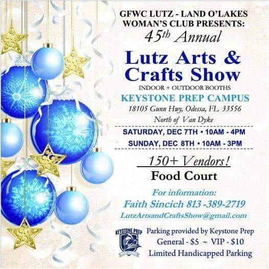 GFWC Lutz - Land O' Lakes Woman's Club 45th Annual Lutz Arts & Crafts Show