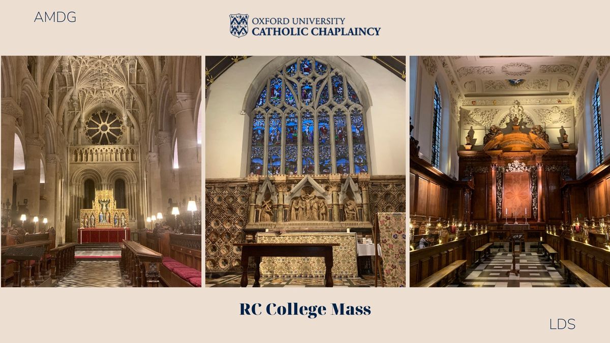 RC College Mass - Keble