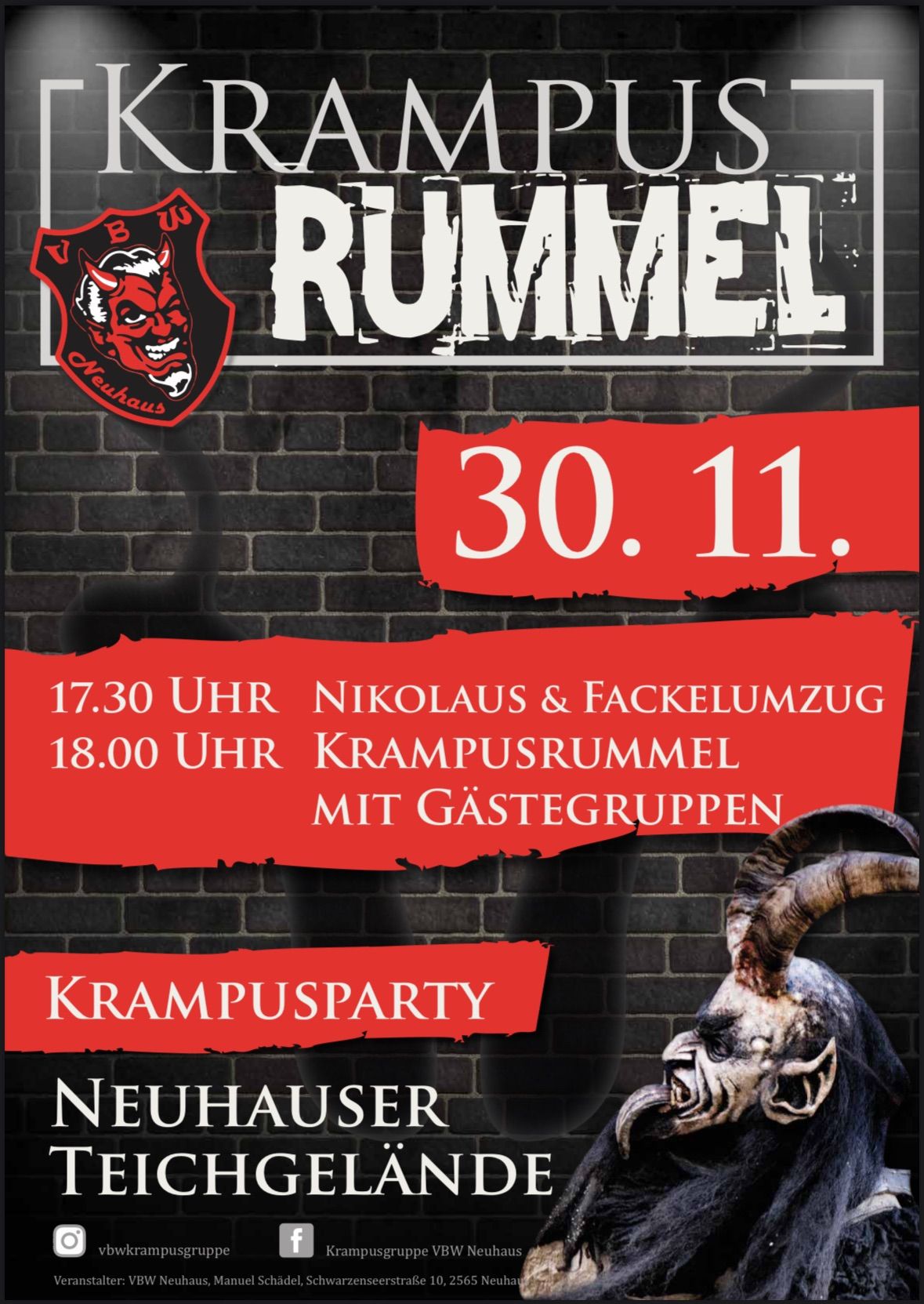 Krampusrummel Neuhaus