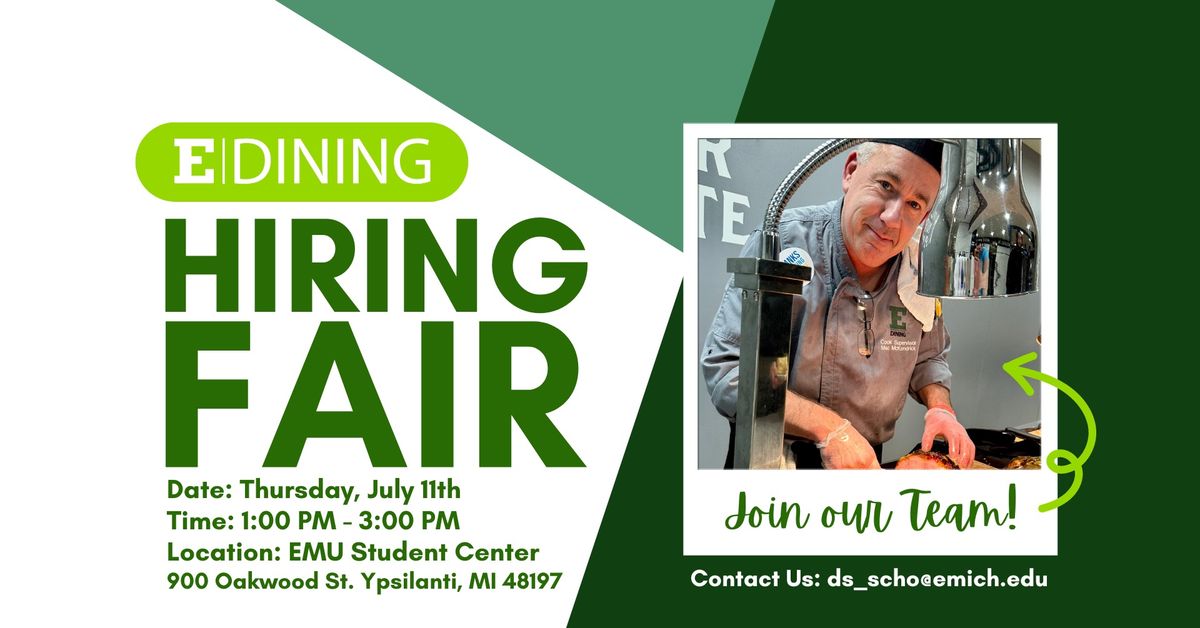 E|Dining Hiring Fair