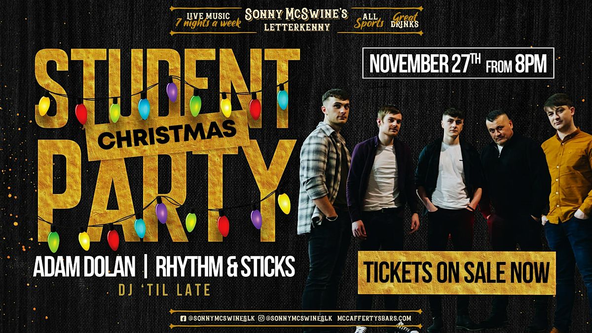 Student Christmas Day at Sonny McSwine\u2019s!