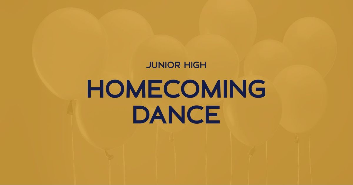 Junior High Homecoming Dance