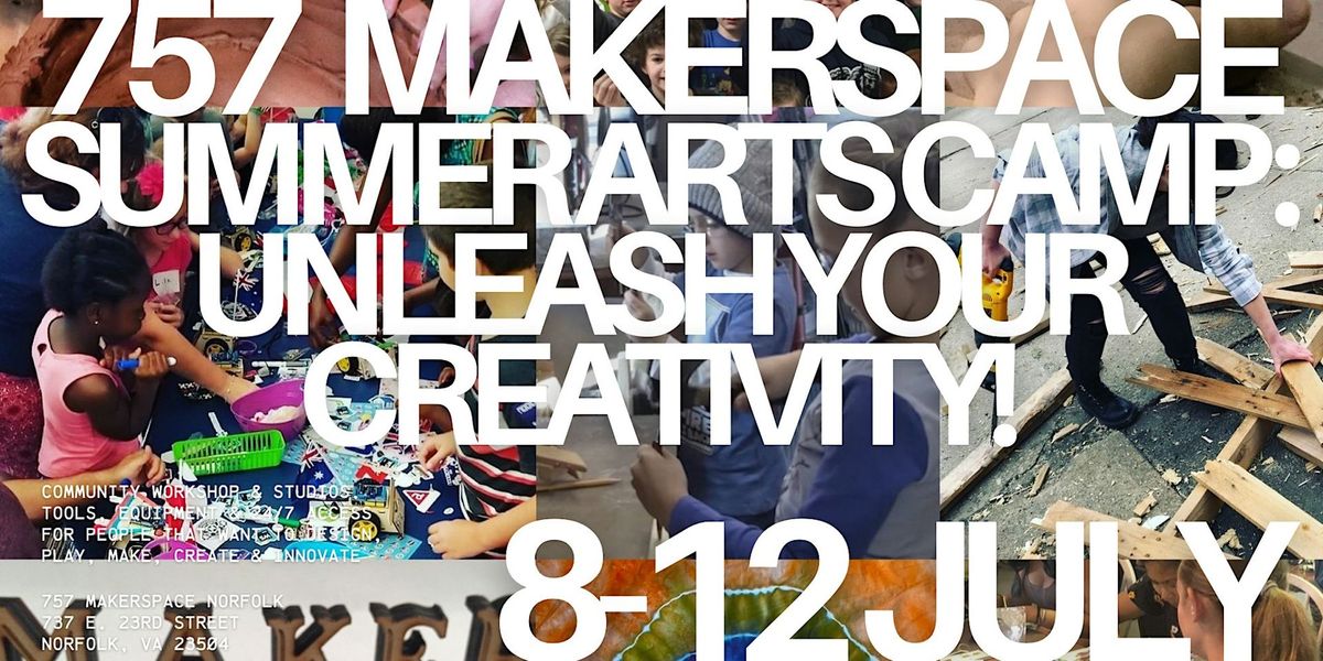 Summer Kids Art Camp at The Makerspace: Unleash Your Creativity!
