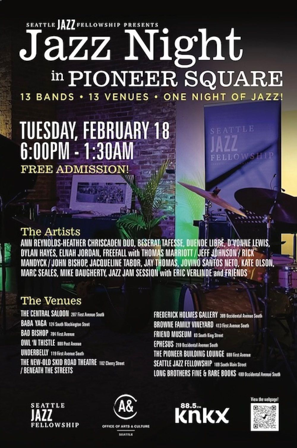 Jazz Night In Pioneer Square