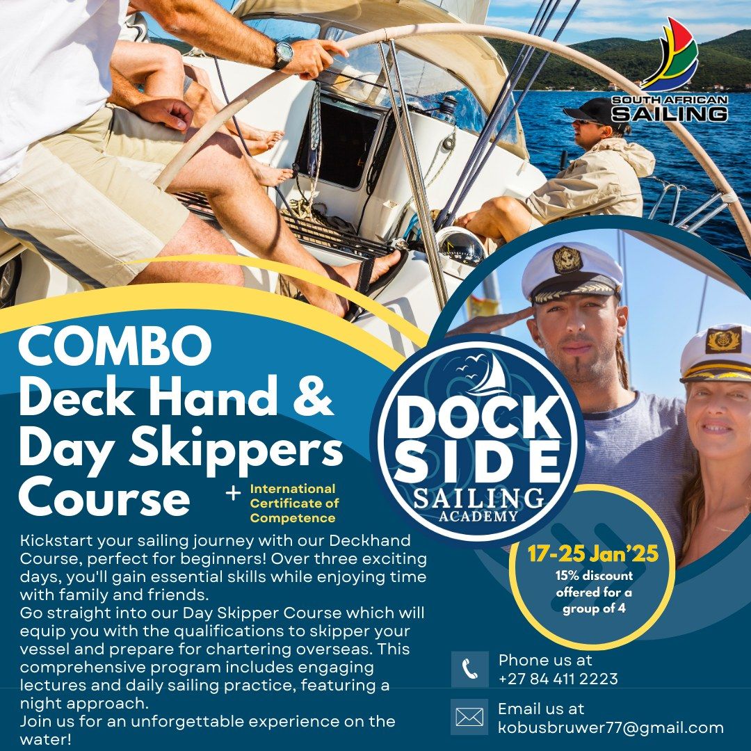 Combo Course: Deck Hand & Day Skipper