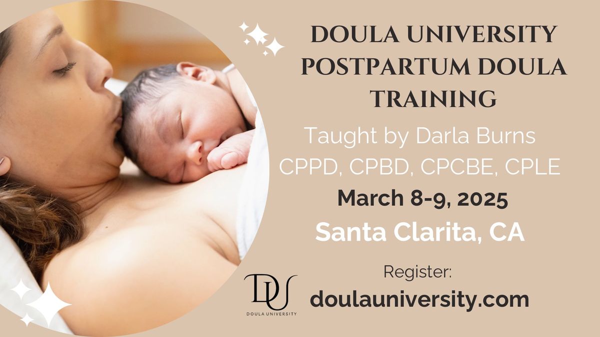 Postpartum Doula Training: March 8-9