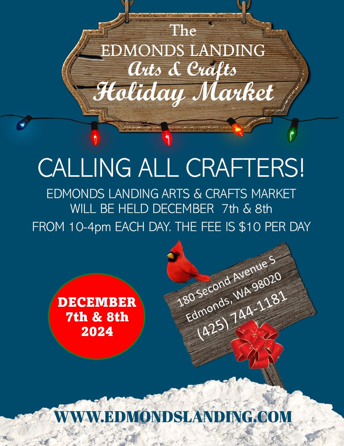 Edmonds Landing Arts and Crafts Holiday Market