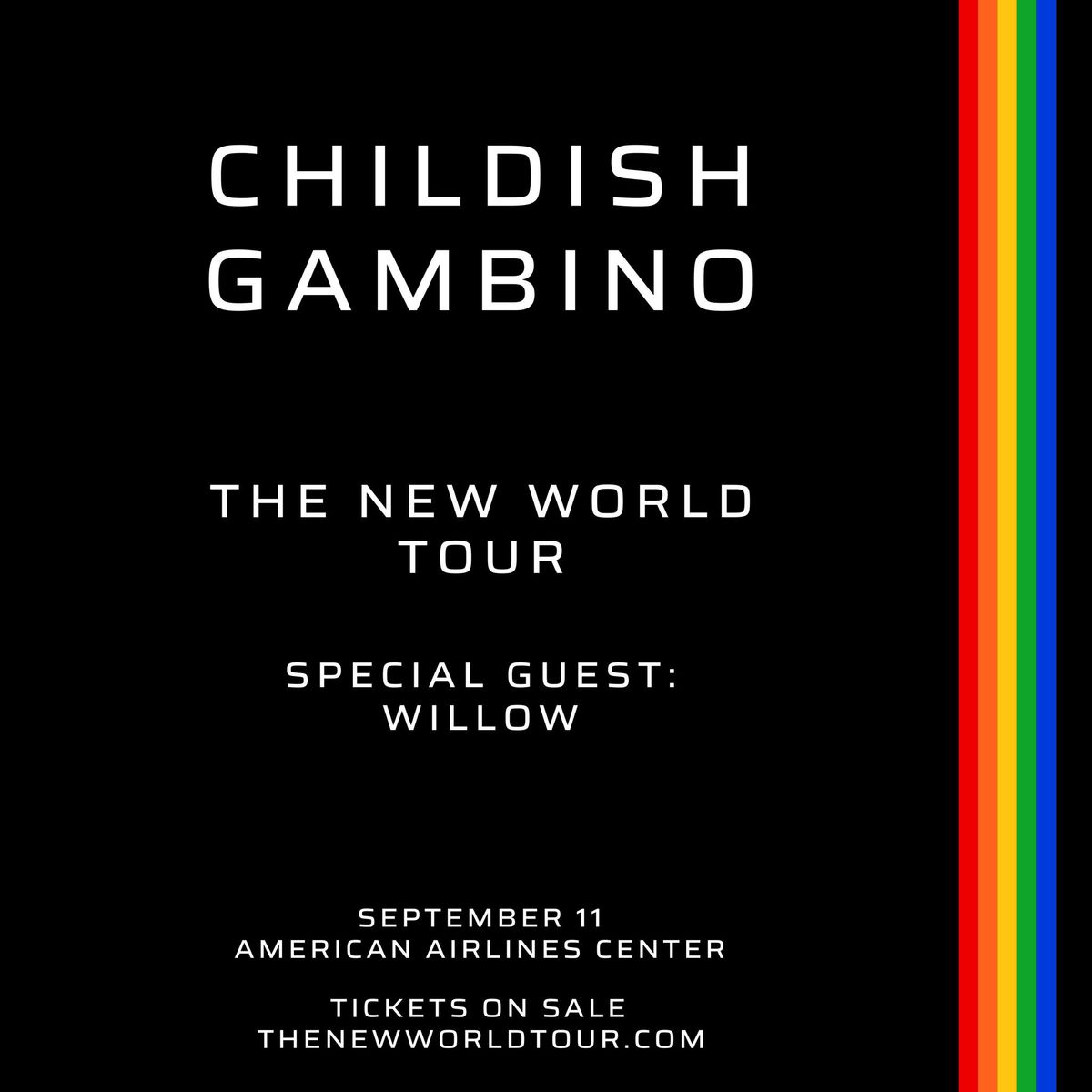 Childish Gambino - The New World Tour